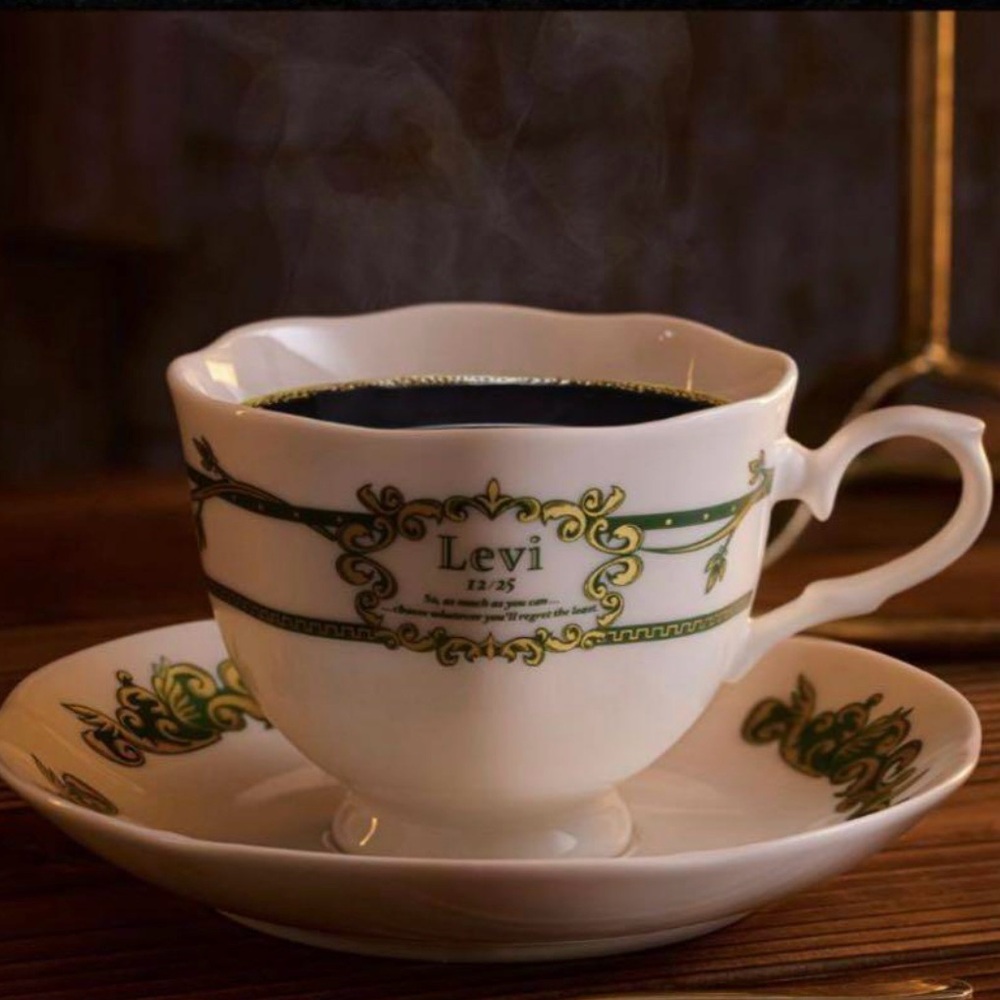 NIB! Attack on Titan Levi Teacup & Saucer Set